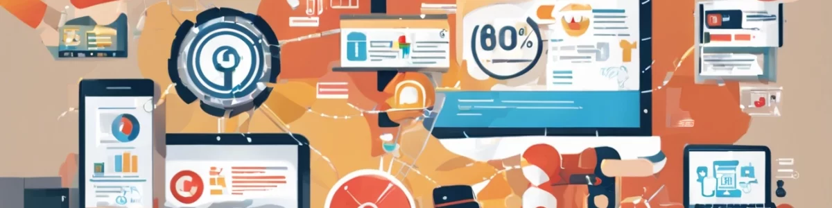 An image of various handheld devices representing Digital marketing